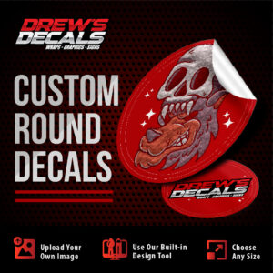 Custom Round Decals