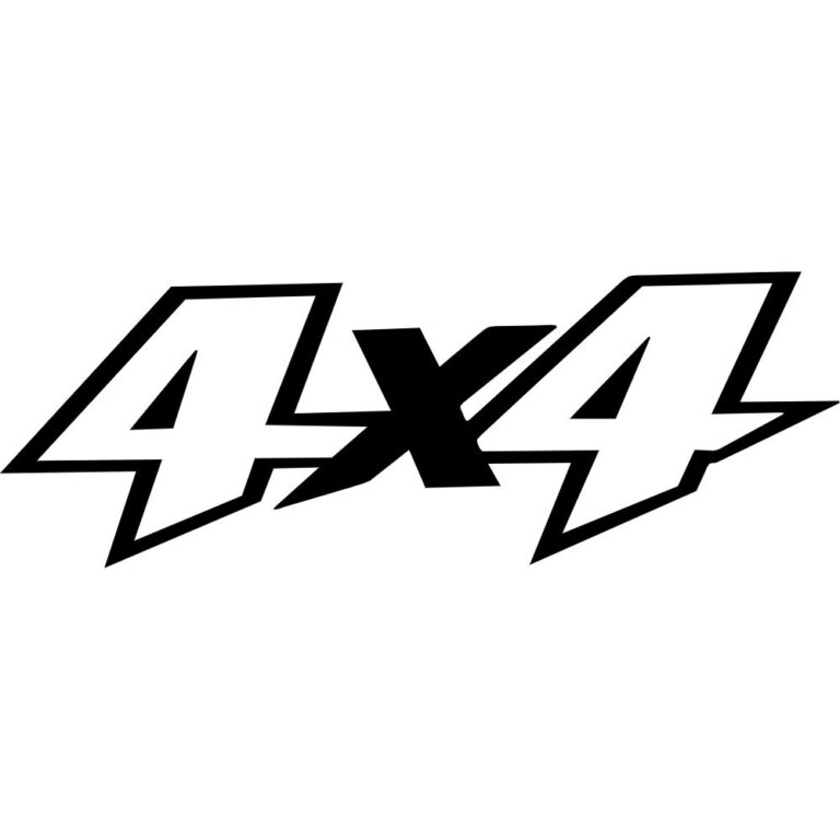 4x4 Decal