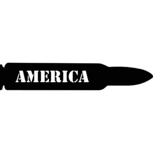 America Bullet Decal