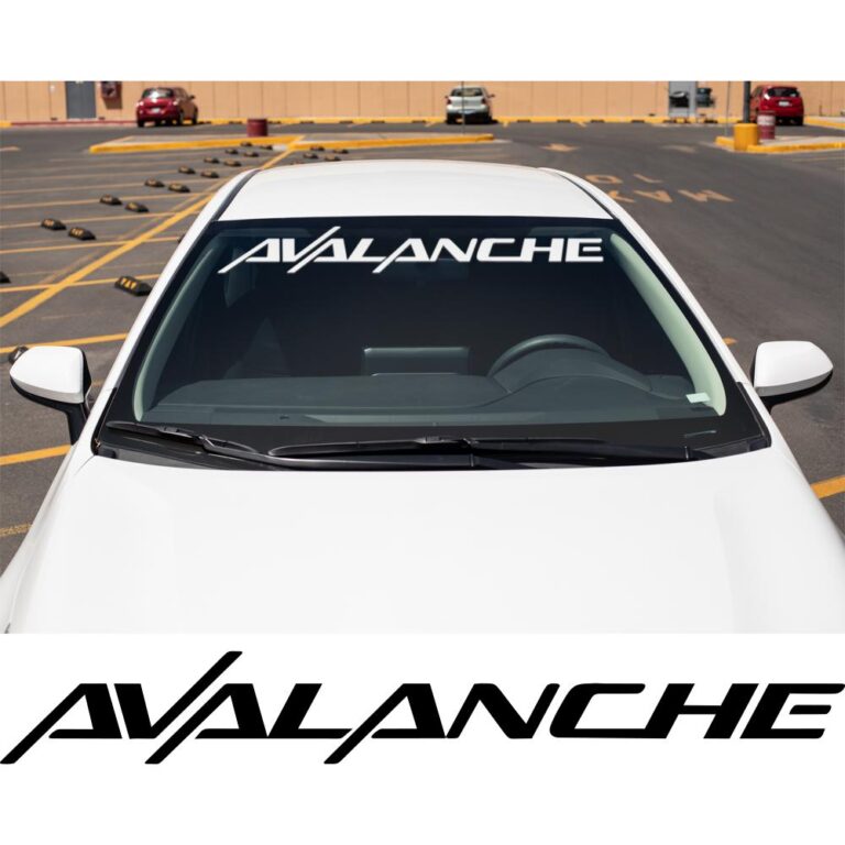 Chevy Avalanche Windshield Banner