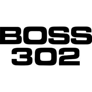 Mustang Boss 302 Decal