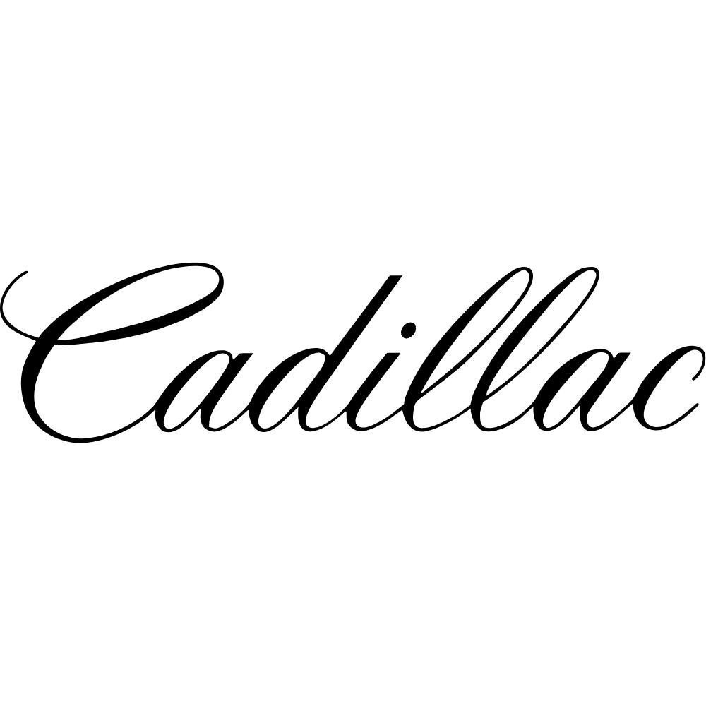 Cadillac Script Decal