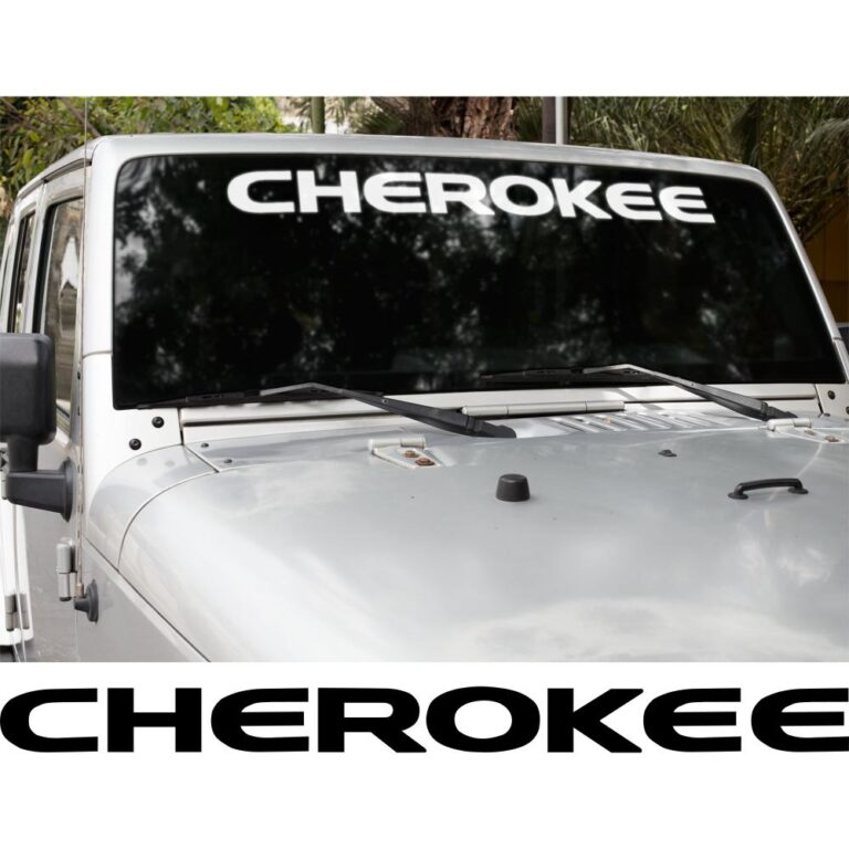Jeep Cherokee Windshield Banner