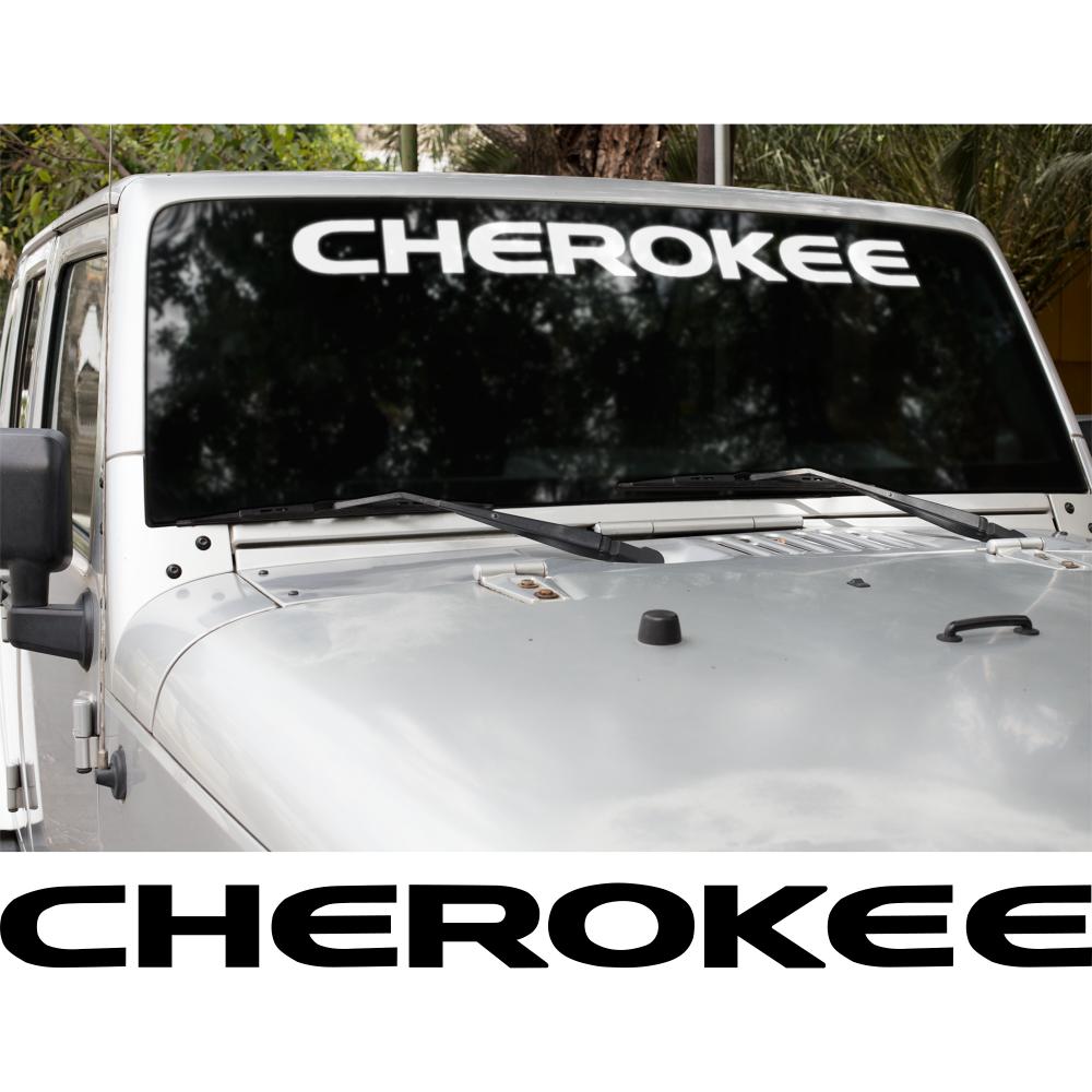 Jeep Cherokee Windshield Banner