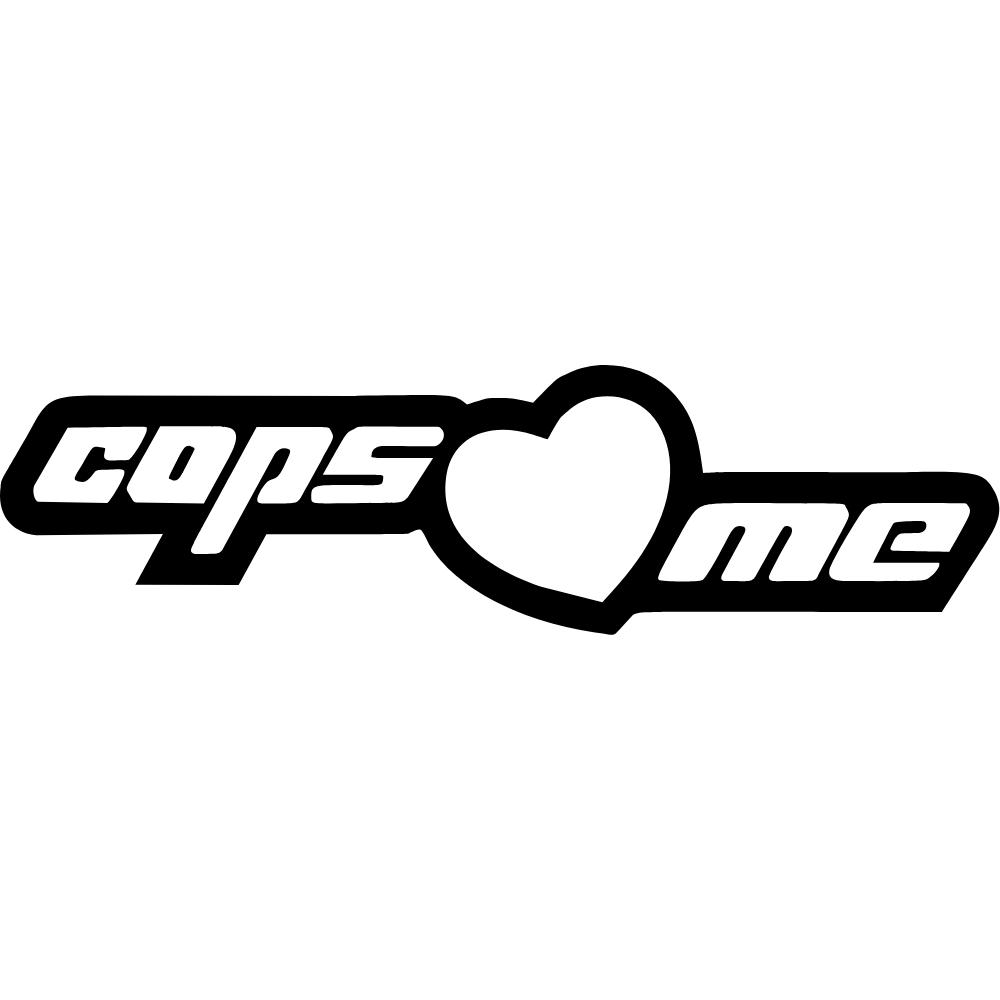 Cops Love Me Decal