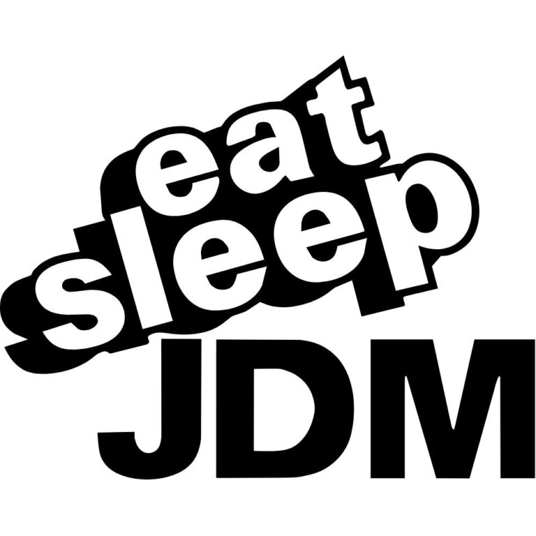 Eat Sleep JDM Decal