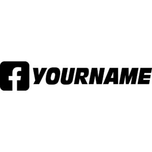 Custom Facebook Decal