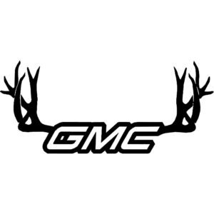 GMC Antlers Decal