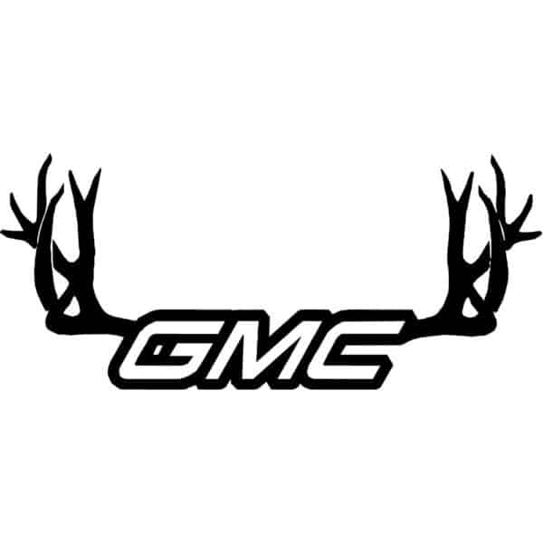 GMC Antlers Decal