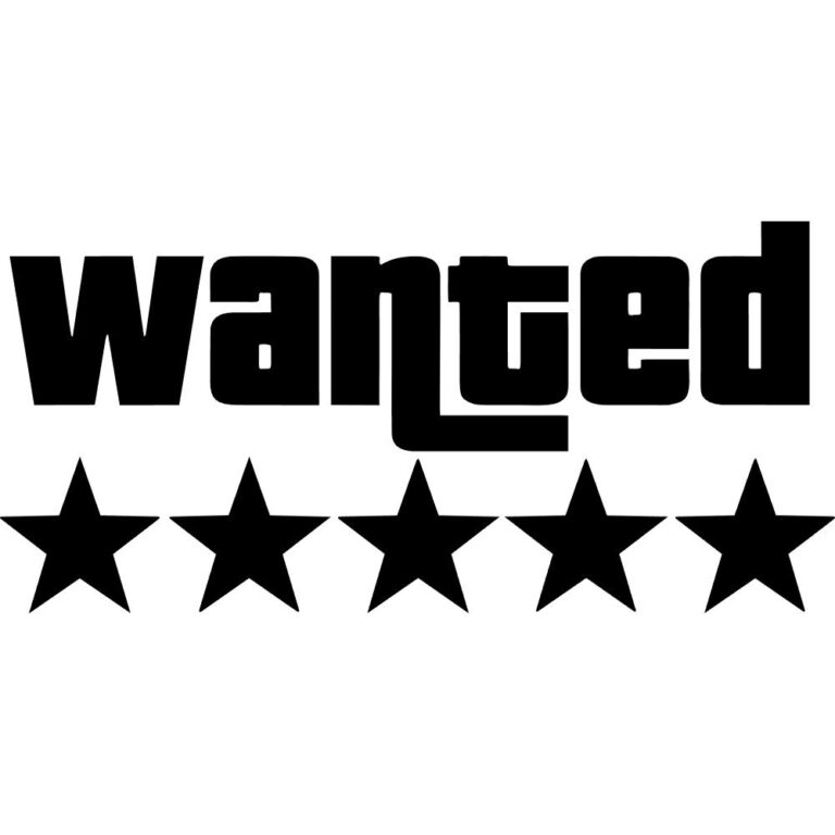 GTA Wanted Decal