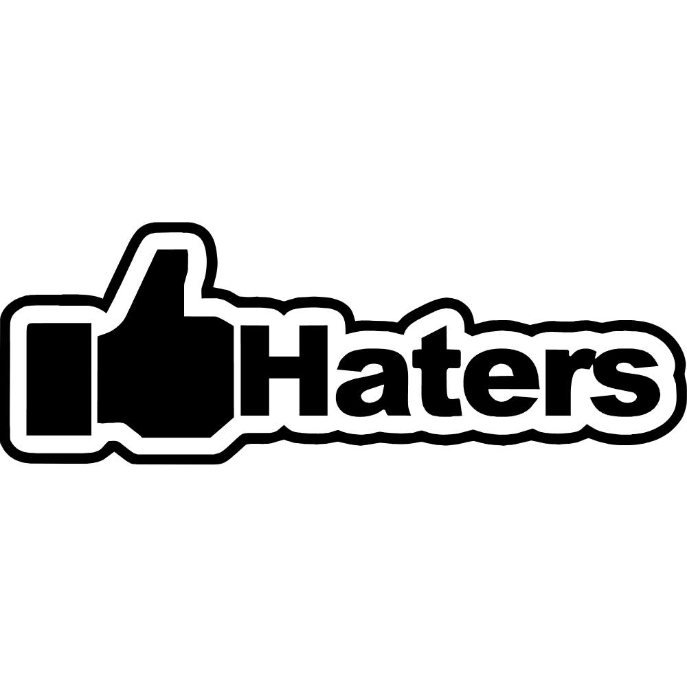 I Like Haters Decal