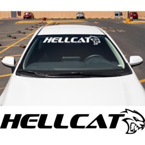 Hellcat Windshield Banner