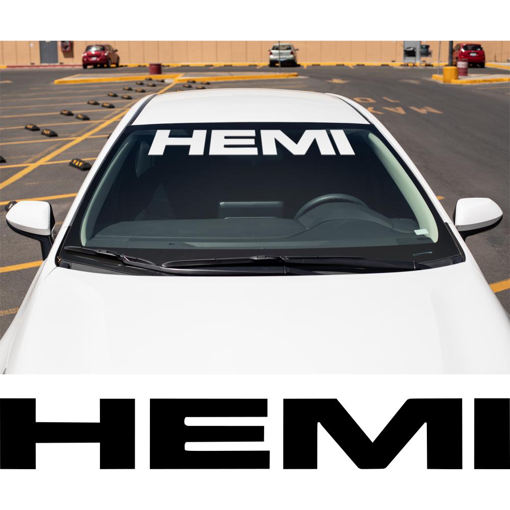 Hemi Windshield Banner
