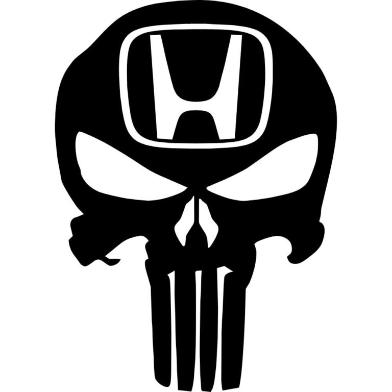 Honda Punisher Decal