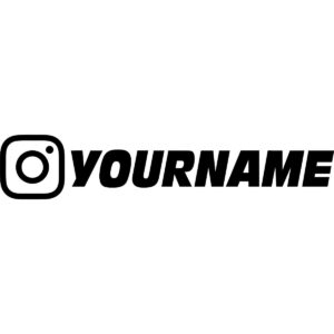 Custom Instagram Decal
