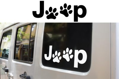 Jeep Dog Decal Sticker