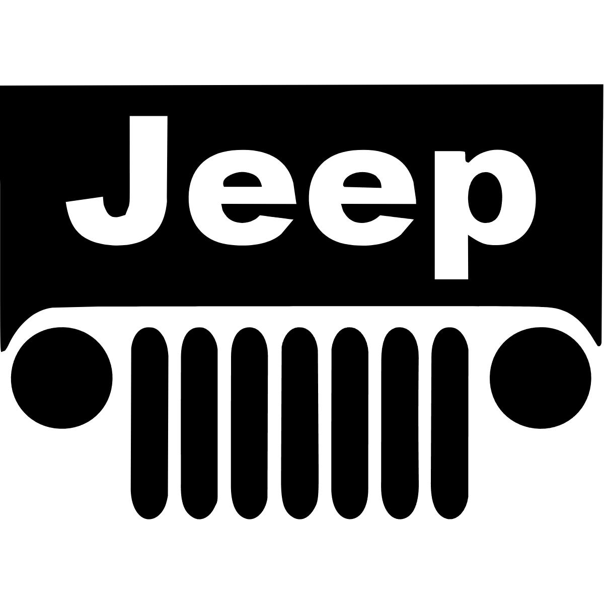 Jeep Grill Decal