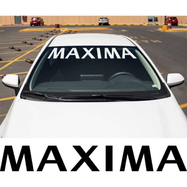Nissan Maxima Windshield Banner