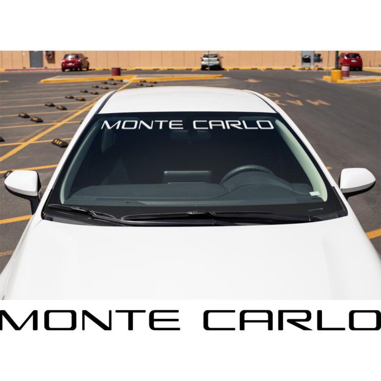 Monte Carlo Windshield Banner