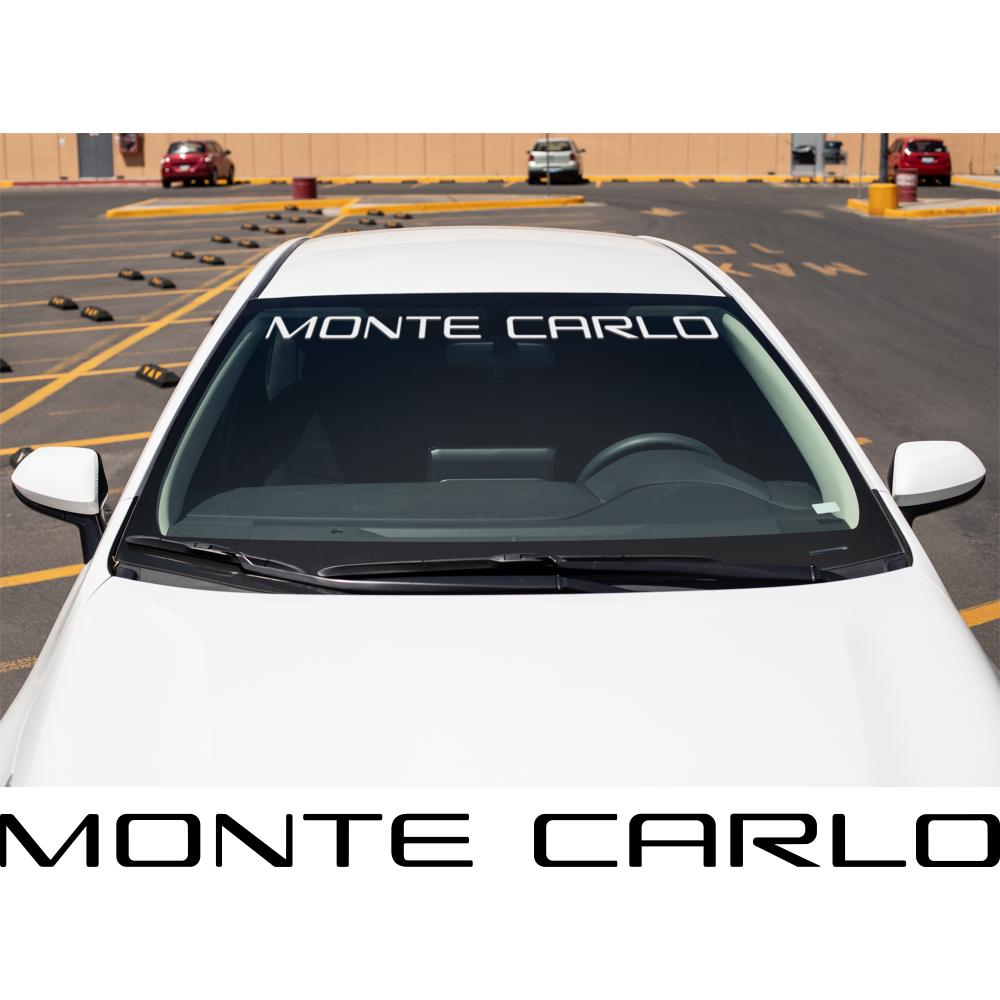 Monte Carlo Windshield Banner