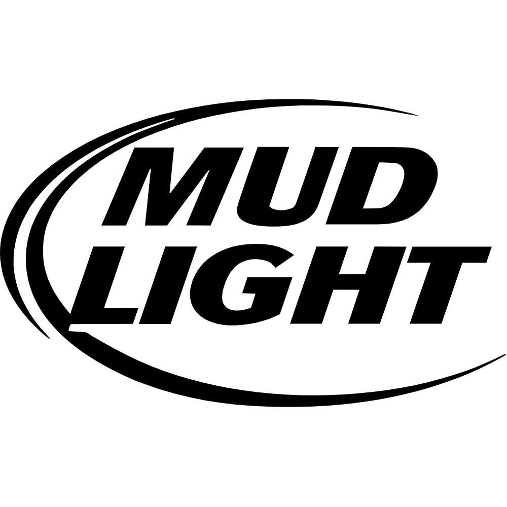 Mud Light Bud Light Decal