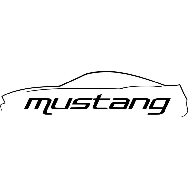 Mustang Silhouette Decal