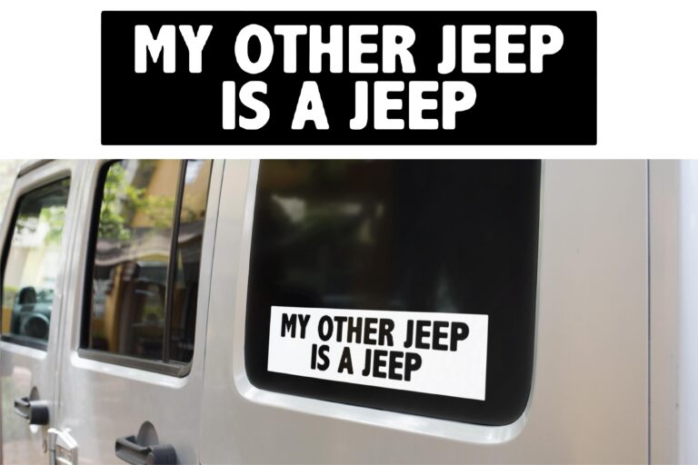 My Other Jeep is a Jeep Decal