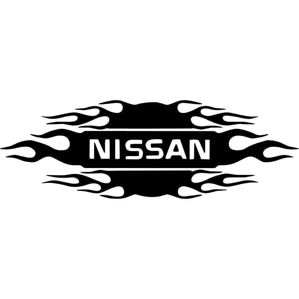 Nissan Flames Decal
