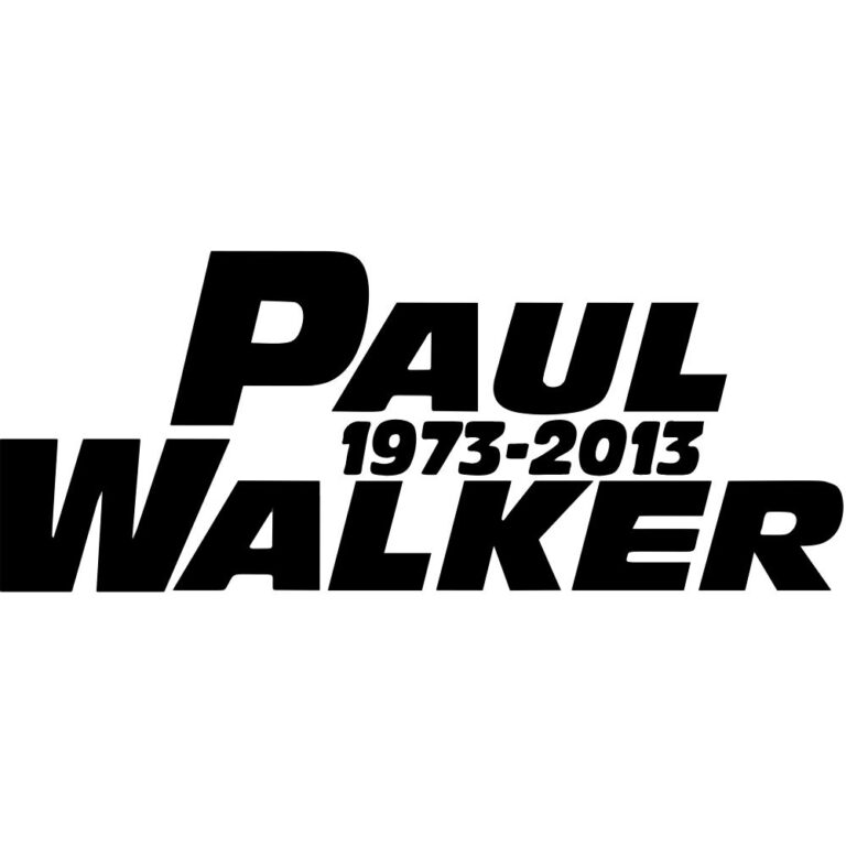 Paul Walker Decal