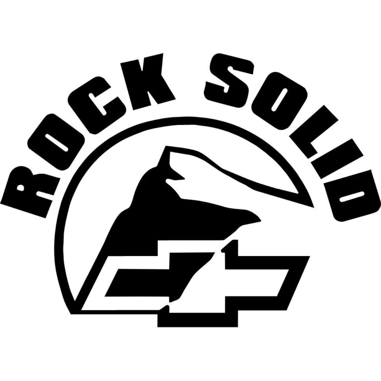 Rock Solid Chevy Decal