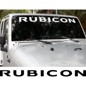 Jeep Rubicon Windshield Banner