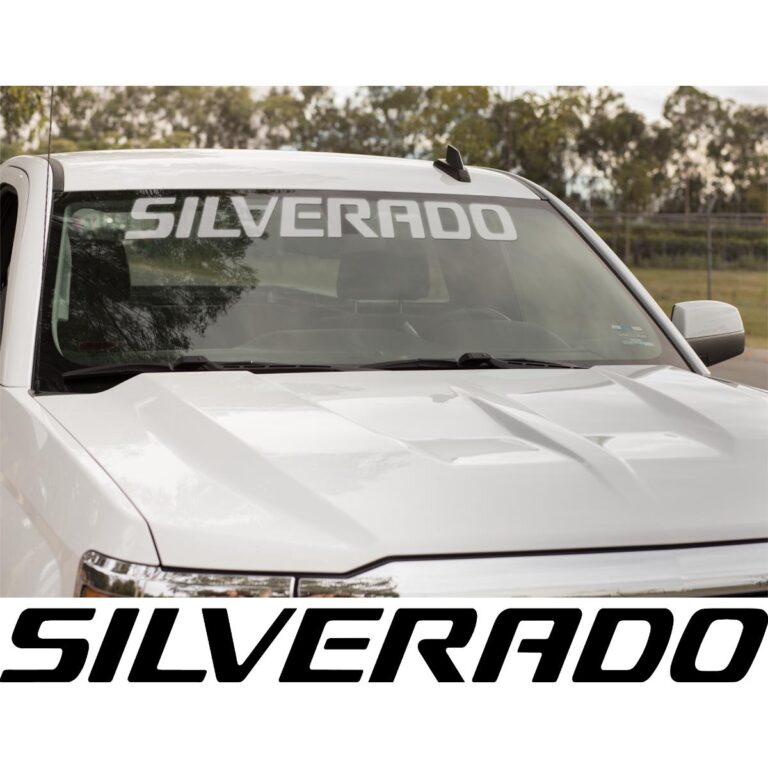 Silverado Windshield Banner
