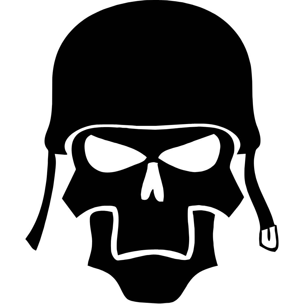 Skull Soldier Decal