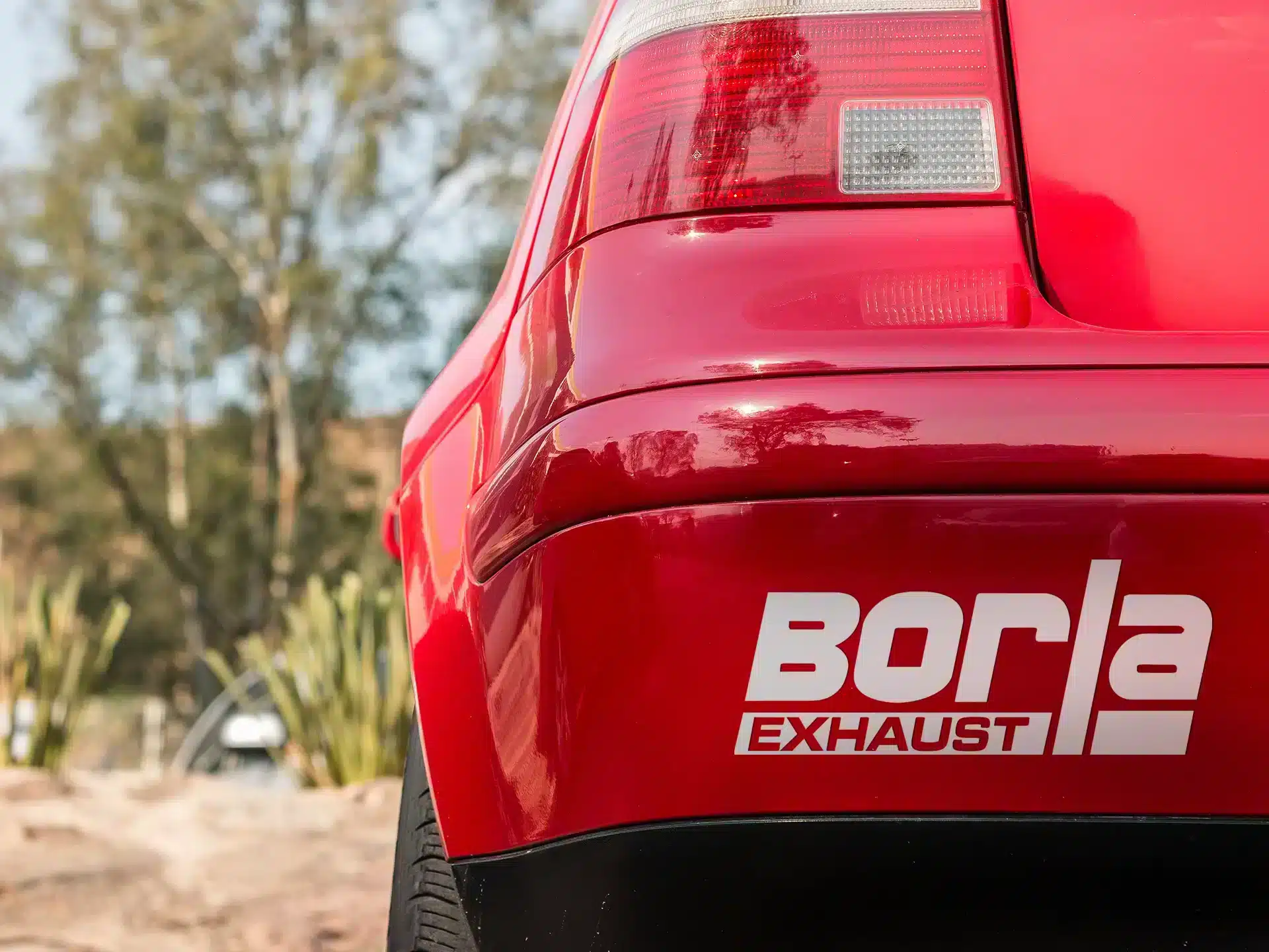 Borla Exhaust Decal