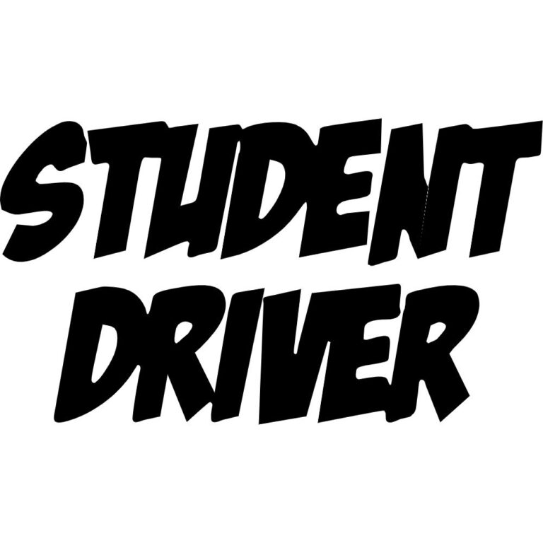 Student Driver Decal