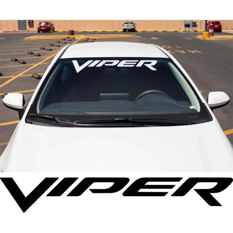 Dodge Viper Windshield Banner