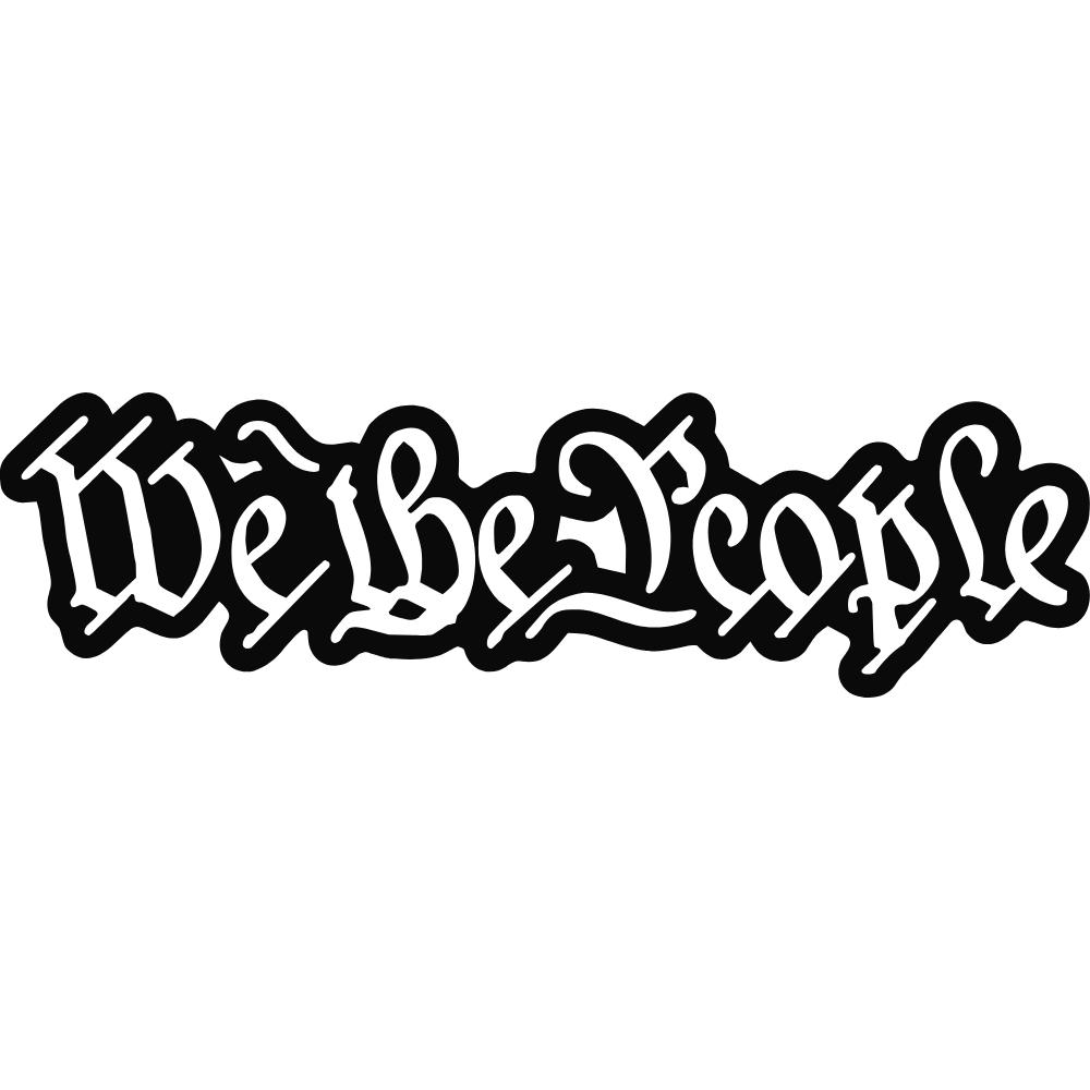 We The People Decal