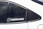 Custom Instagram Decal