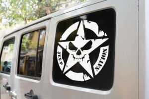 Jeep Nation Skull Decal Sticker