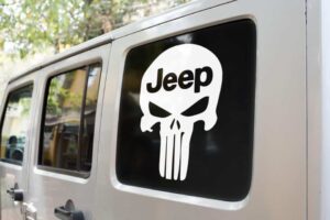 Jeep Punisher Decal Sticker