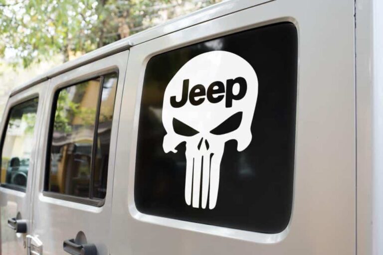 Jeep Punisher Decal Sticker