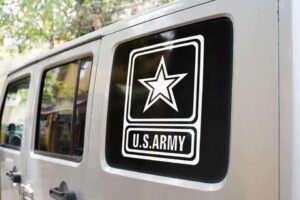 U.S. Army Jeep Decal