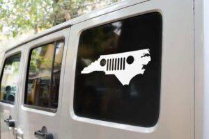 North Carolina Jeep Decal