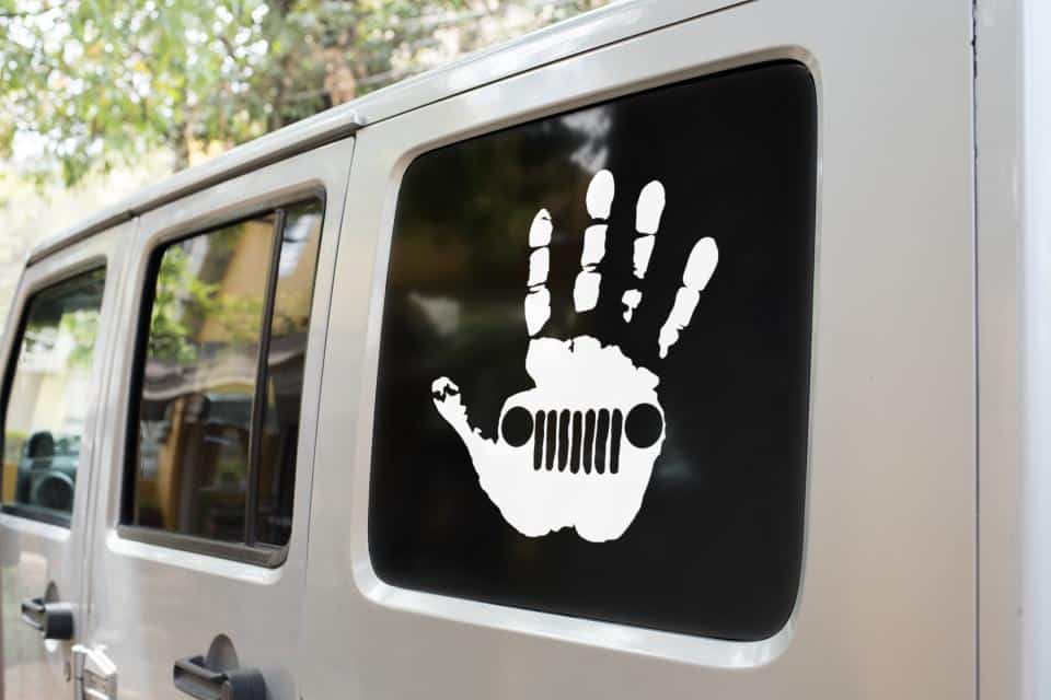 Jeep Wave Decal