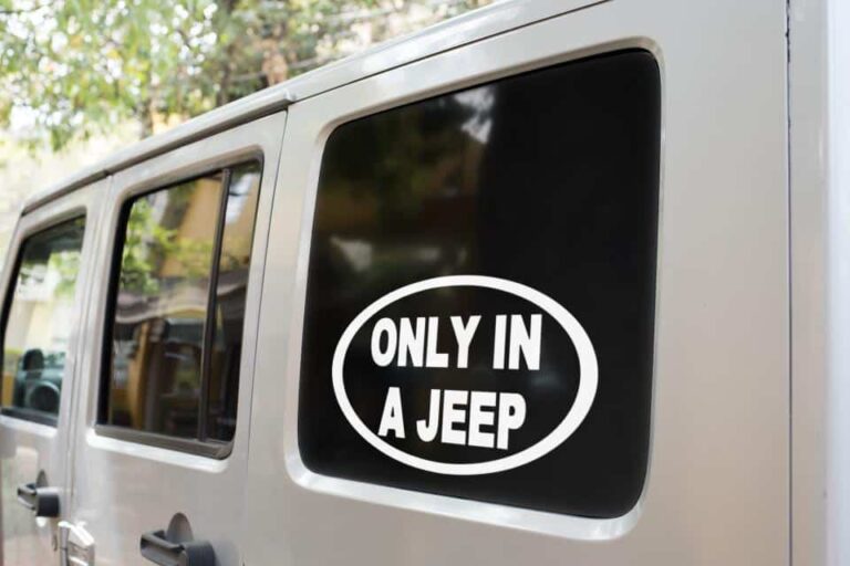 Only in a Jeep Decal