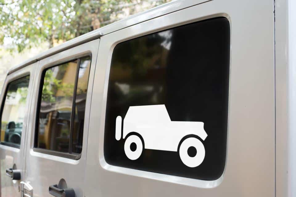 Jeep Silhouette Decal