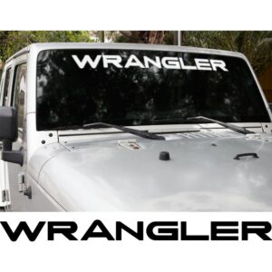 Jeep Wrangler Windshield Banner