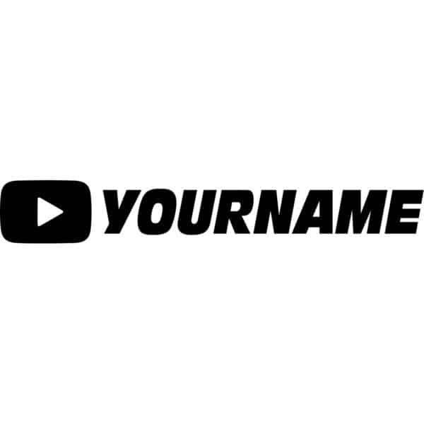 Custom Youtube Decal
