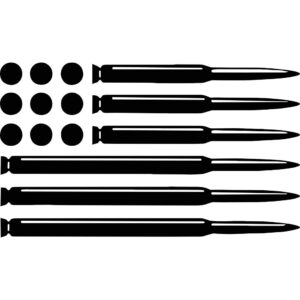 Ammo American Flag Decal