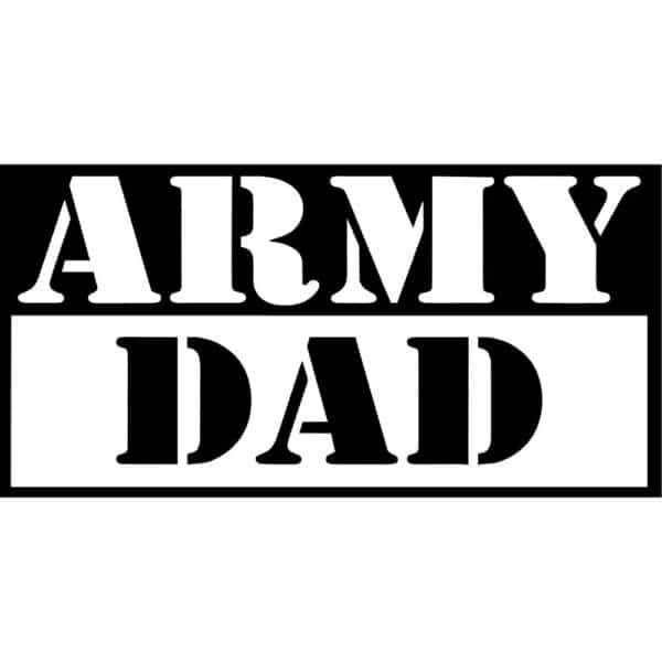 Army Dad Decal